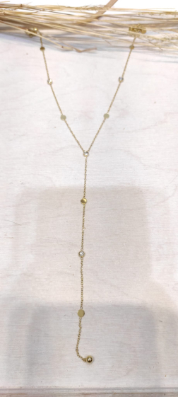 Großhändler Lolo & Yaya - Heilige Halskette in Y-Form aus Edelstahl