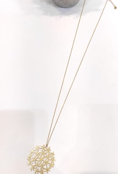 Großhändler Lolo & Yaya - Collier sautoir 70cm Damia en acier inoxydable