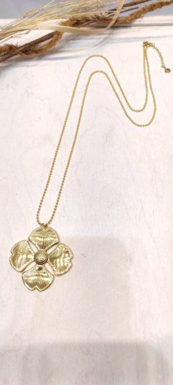 Wholesaler Lolo & Yaya - 70cm Hetty long necklace in stainless steel