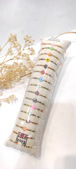 Wholesaler Lolo & Yaya - Set of 16 fancy sliding knot bead bracelets, €1.80/pcs