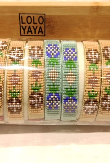 Grossiste Lolo & Yaya - LY019 bracelet jonc sur boudin en acier inoxydable