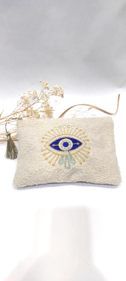 Wholesaler Lolo & Yaya - Moumoute-look eye pouch, 20cm x 15cm
