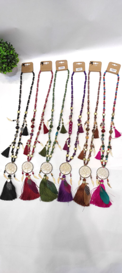 Wholesaler Lolo & Yaya - Leynna tree of life fancy necklace