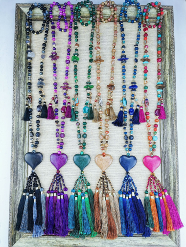 Wholesaler Lolo & Yaya - Nermina fancy heart necklace