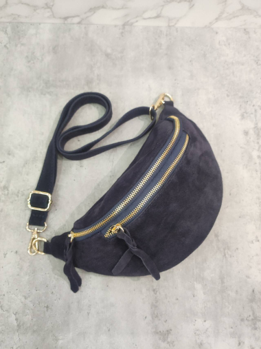 Wholesaler Lorenzo - Leather fanny pack Made in ITALY