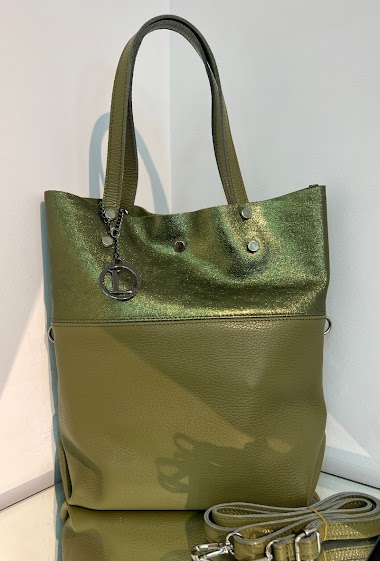 Wholesaler Lorenzo - Handbag in real leather
