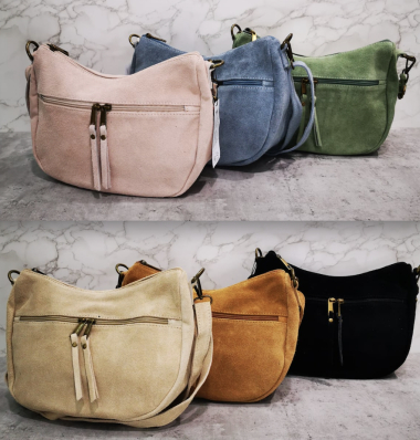 Wholesaler Lorenzo - Split leather shoulder bag