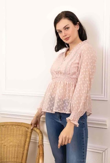 Wholesaler Loriane - Lace blouse