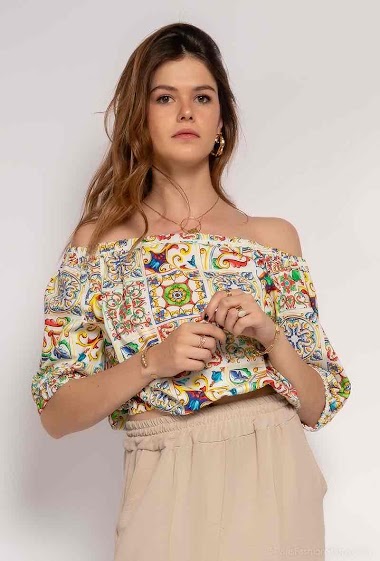 Großhändler Loriane - Printed blouse