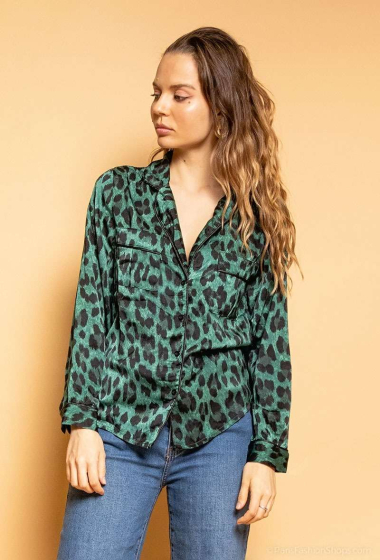 Wholesaler Loriane - Shirt with leopard print