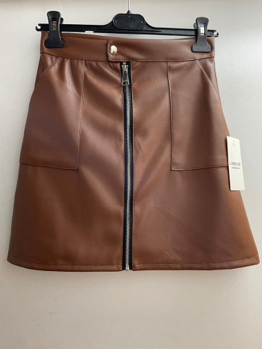 Wholesaler Loriane - Fake leather skirt