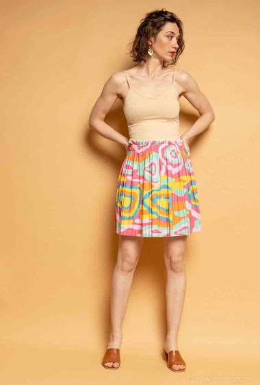 Wholesaler Loriane - Flower print skirt
