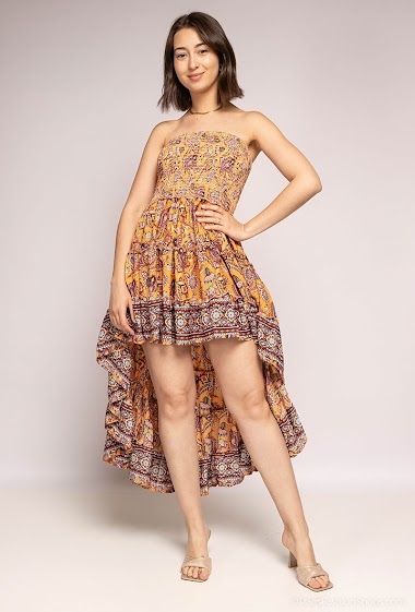 Wholesaler Loriane - Flower printed dress skirt