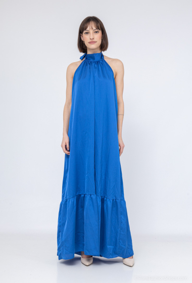 Wholesaler Loriane - Long sleeveless satin dress
