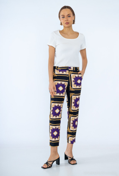 Wholesaler Loriane - Straight printed pants