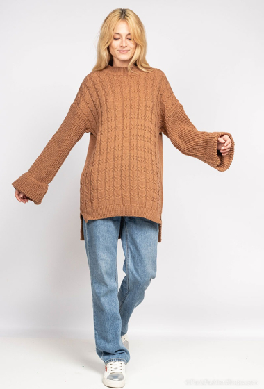 Wholesaler Loriane - Batwing sleeves knit sweater