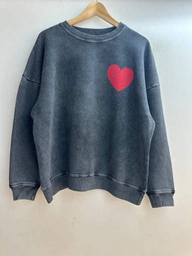 Wholesaler Loriane - Printed sweatshirt