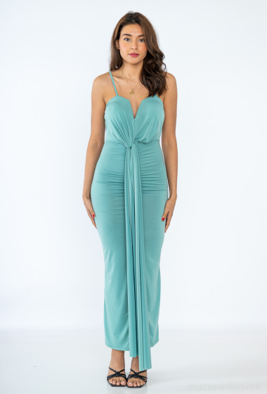 Wholesaler Loriane - Long strap dress, plain