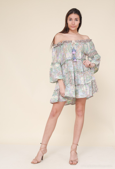 Wholesaler Loriane - Paisley printed dress