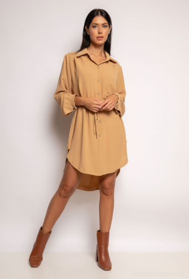 Wholesaler Loriane - Asymetrical shirt dress