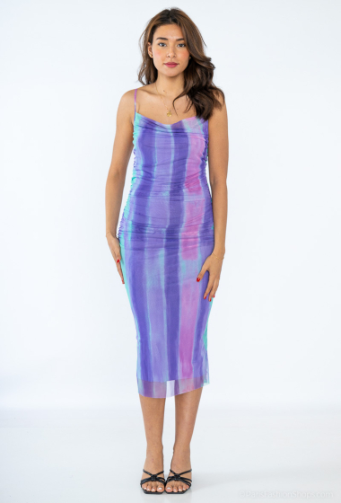 Wholesaler Loriane - Printed tulle dress