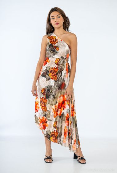 Wholesaler Loriane - FLOWER PRINT LONG DRESS