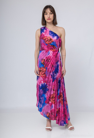 Wholesaler Loriane - FLOWER PRINT LONG DRESS