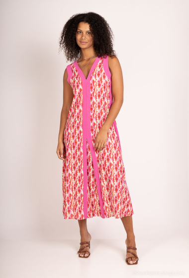 Wholesaler Loriane - LONG PRINTED DRESS
