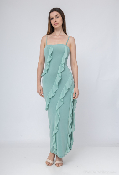 Wholesaler Loriane - Long strap dress with slit