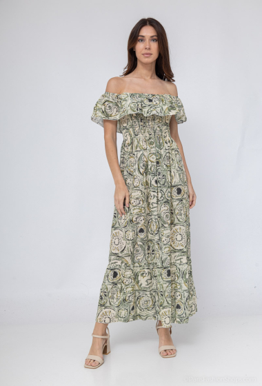 Wholesaler Loriane - Long printed dress