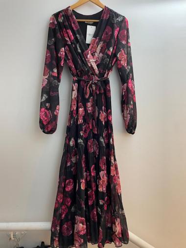Grossiste Loriane - Robe longue à imprimé floral