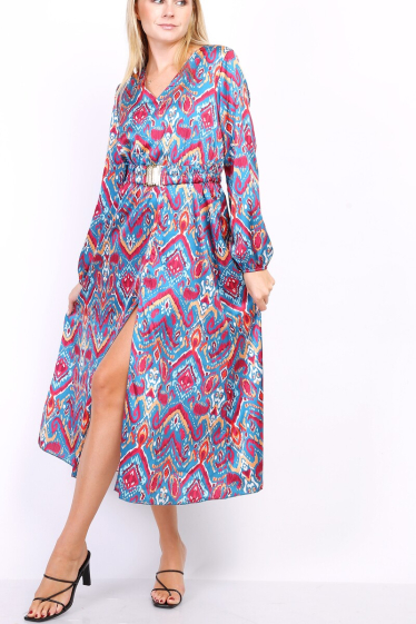 Wholesaler Loriane - Long print dress