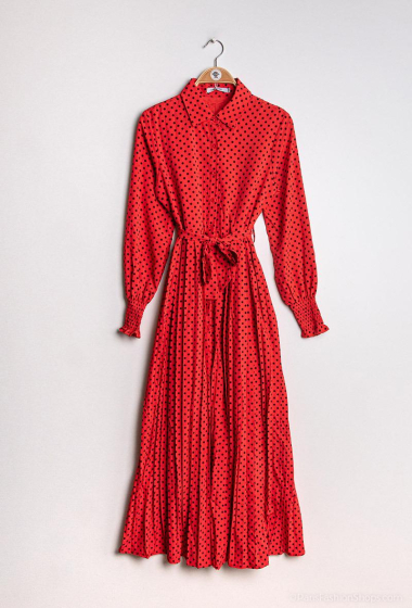 Wholesaler Loriane - Polka dot print Long Dress