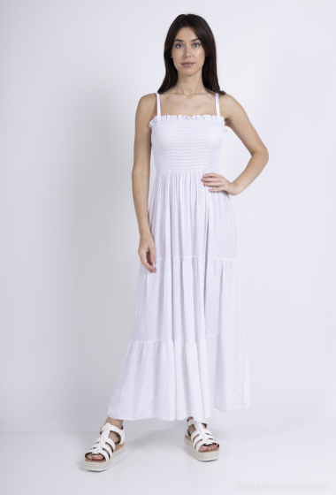 Wholesaler Loriane - Maxi dress with smocks