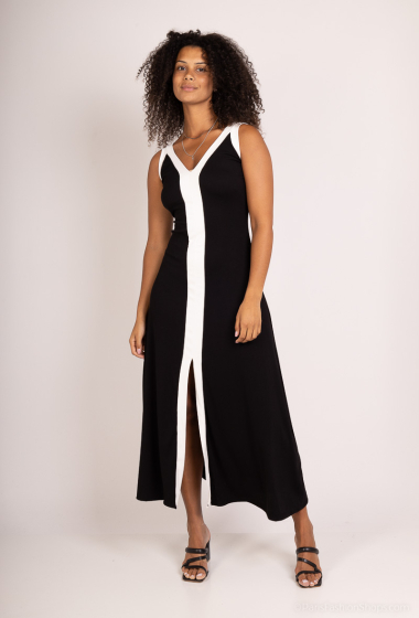 Wholesaler Loriane - Long two-tone dress