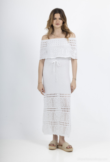 Wholesaler Loriane - Long embroidered dress