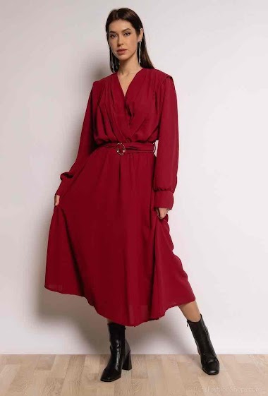 Wholesaler Loriane - Wrap maxi dress