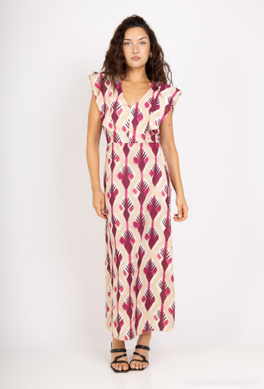 Wholesaler Loriane - Long sleeveless printed dress