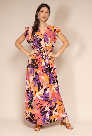 Wholesaler Loriane - Floral maxi dress