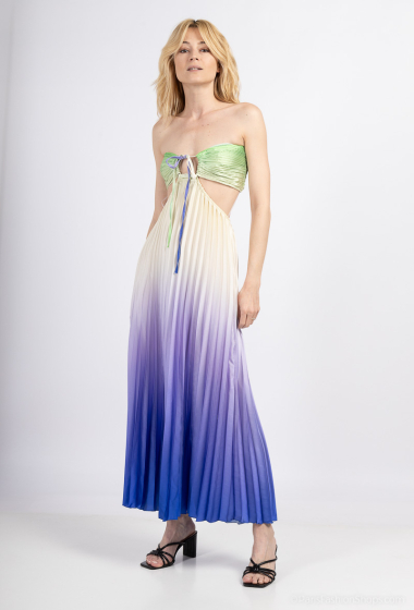 Wholesaler Loriane - Long pleated dress