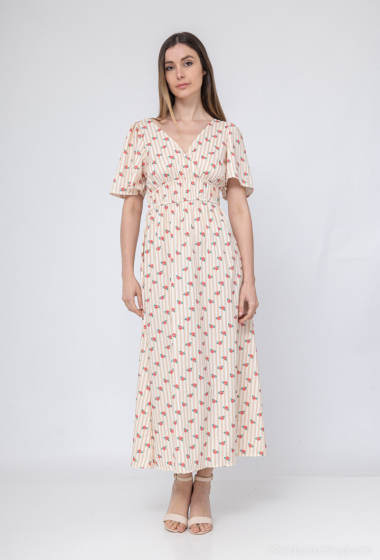 Wholesaler Loriane - long printed dress