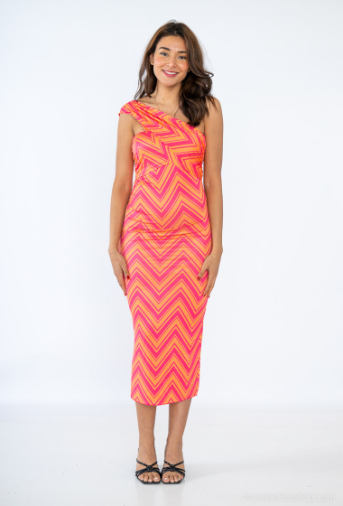 Wholesaler Loriane - Printed mid-length dress