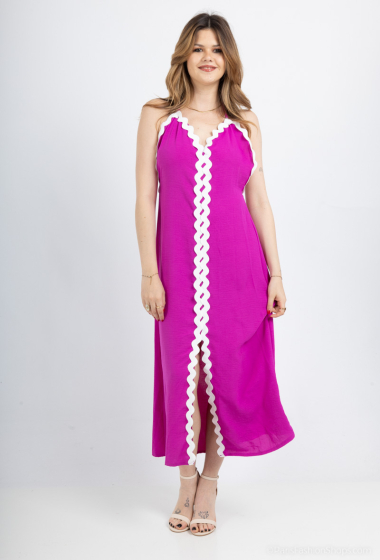 Wholesaler Loriane - Plain mid-length dress