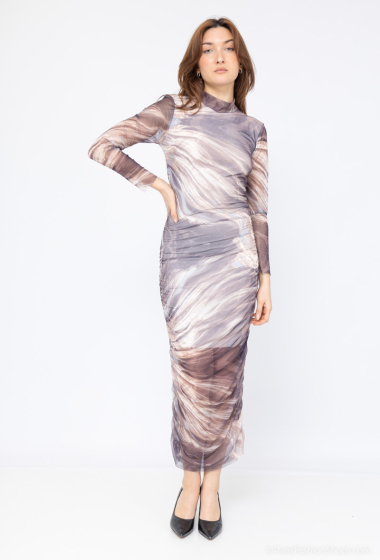 Wholesaler Loriane - Slim printed dress