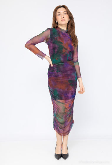 Wholesaler Loriane - Slim printed dress