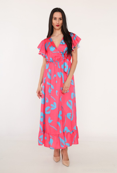 Wholesaler Loriane - Printed wrap dress