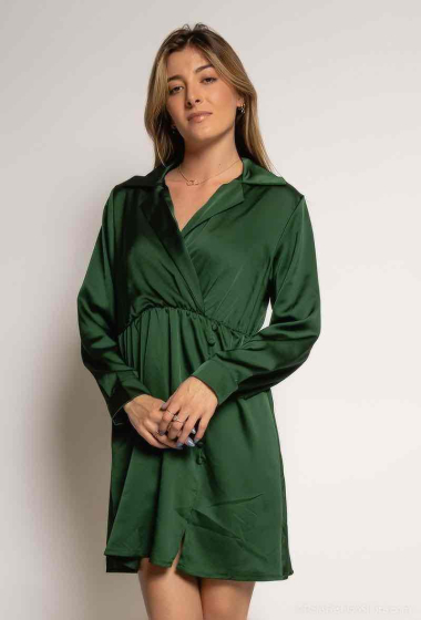 Wholesaler Loriane - Silky blazer dress with buttons