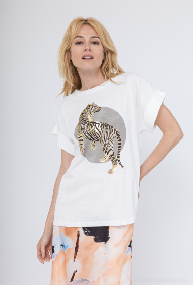 Grossiste Loriane - T-shirt imprimé