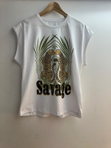 Grossiste Loriane - T-shirt imprimé