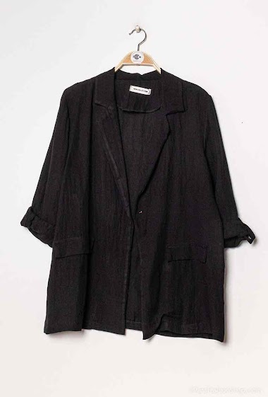 Großhändler Loriane - Jacket with rolled-up sleeves